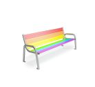 Colourful bench