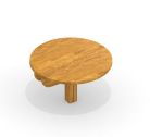 Larch play table ⌀ 80 cm 