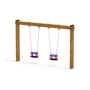 Wooden Baby Swing