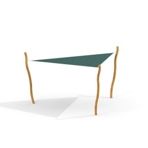 Sun Shade Triangle 5x5x5 Nature