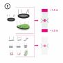 Miniaturka Bird Nest Swing Frame 1 (BNS 120 cm) + 1 (2)