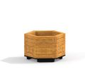 Wooden flowerpot III